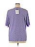 Glamorous 100% Polyester Purple Short Sleeve Top Size 14 - photo 2