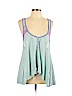 Free People Blue Tank Top Size L - photo 1