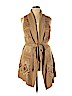 Lauren by Ralph Lauren Tan Silk Cardigan Size 1X - photo 1