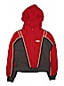 Triple Five Soul 100% Polyester Solid Red Zip Up Hoodie Size L (kids) - photo 1