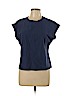 Eileen Fisher Blue Short Sleeve Top Size L - photo 1
