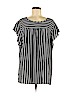 Tacera Black Short Sleeve Blouse Size XL - photo 1