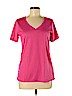 Nike 100% Polyester Pink Active T-Shirt Size M - photo 1