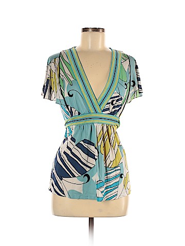 BCBGMAXAZRIA Short Sleeve Blouse (view 1)