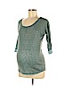 A Pea in the Pod Green 3/4 Sleeve Top Size M - photo 1