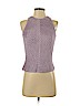 Carmen Marc Valvo Collection Purple Sleeveless Blouse Size S - photo 1