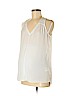 Motherhood 100% Polyester White Sleeveless Blouse Size M - photo 1