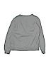 Hanna Andersson 100% Cotton Floral Gray Sweatshirt Size 12 - photo 2