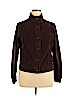 Halogen 100% Cotton Brown Jacket Size XL - photo 1