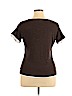Zena Jeans 100% Cotton Brown Short Sleeve Henley Size XL - photo 2