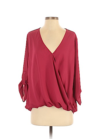 Lush 3/4 Sleeve Blouse (view 1)