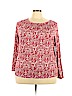 Talbots Red Long Sleeve Top Size 3X - photo 1