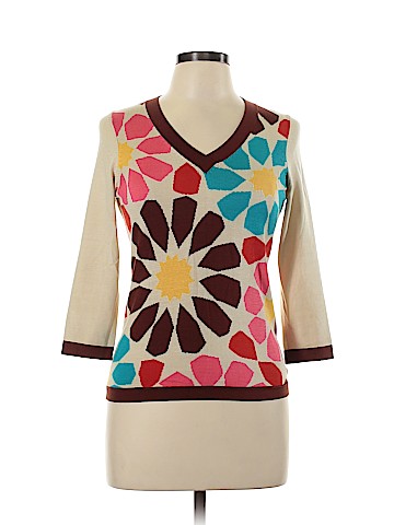 Neiman Marcus Silk Pullover Sweater (view 1)