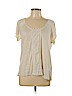 Lucky Brand Ivory Short Sleeve Top Size L - photo 1