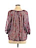 LC Lauren Conrad Purple Long Sleeve Blouse Size XL - photo 2