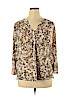 H&M 100% Polyester White Long Sleeve Blouse Size XL - photo 1