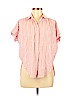 Madewell 100% Cotton Pink Short Sleeve Button-Down Shirt Size XS - photo 1