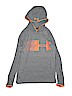 Heat Gear by Under Armour 100% Polyester Gray Pullover Hoodie Size L (youth) - photo 1