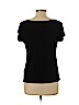 Eileen Fisher 100% Silk Black Short Sleeve Silk Top Size L - photo 2