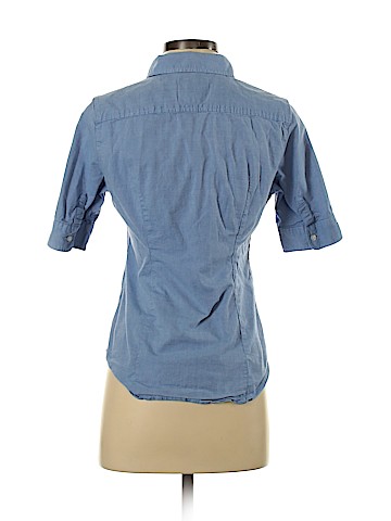 American Eagle Outfitters Short Sleeve Button-Down Shirt (view 2)