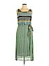 Perch by Blu Pepper 100% Polyester Green Casual Dress Size XL - photo 1