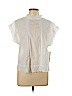 Zara White Short Sleeve Blouse Size L - photo 1