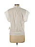 Zara White Short Sleeve Blouse Size L - photo 2