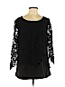 Adiva 100% Cotton Black 3/4 Sleeve Top Size XL - photo 1