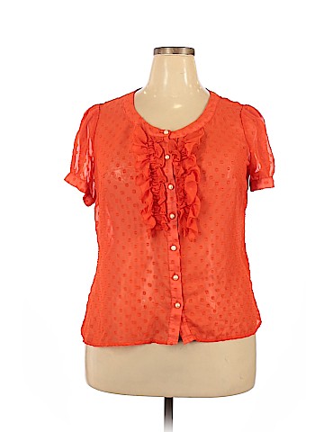 Yellow Bird Short Sleeve Blouse (view 1)