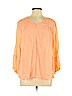 New Directions 100% Polyester Pink 3/4 Sleeve Blouse Size XL (petite) - photo 1