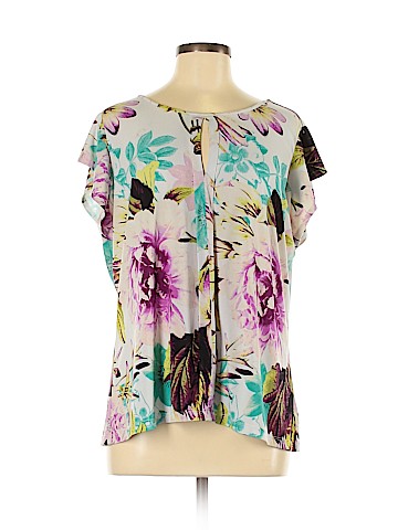 Worthington Short Sleeve Blouse (view 1)