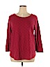 Old Navy 100% Cotton Red 3/4 Sleeve Top Size XL - photo 1
