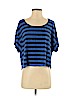Victoria's Secret Pink Blue Short Sleeve Top Size S - photo 1