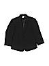 Unbranded 100% Polyester Solid Black Blazer Size 6 - photo 1