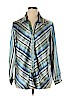 Fashion Bug 100% Polyester Blue Long Sleeve Blouse Size 18 - 20 - photo 1