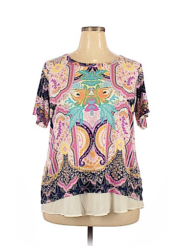 Rose & Olive Short Sleeve Top (view 1)