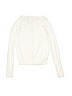 Cat & Jack Solid Ivory Cardigan Size 10 - 12 - photo 1