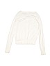 Cat & Jack Solid Ivory Cardigan Size 10 - 12 - photo 2