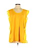 MICHAEL Michael Kors Yellow Short Sleeve Top Size XL - photo 1