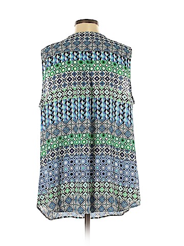 Roz & Ali Sleeveless Blouse (view 2)