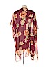 Charlotte Russe 100% Polyester Burgundy Kimono Size Med - Lg - photo 2