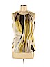 Elie Tahari Green Sleeveless Silk Top Size M - photo 1