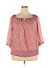 ALIX Pink 3/4 Sleeve Blouse Size 2X - photo 1