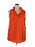 Assorted Brands 100% Rayon Orange Sleeveless Blouse Size XXL - photo 1