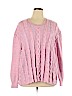 New York & Company Pink Pullover Sweater Size XL - photo 1