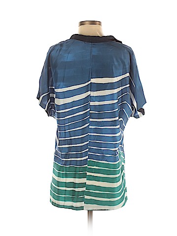 Lafayette 148 New York Short Sleeve Silk Top (view 2)