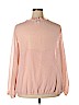 Liz Claiborne 100% Polyester Pink Long Sleeve Blouse Size 2X - photo 2