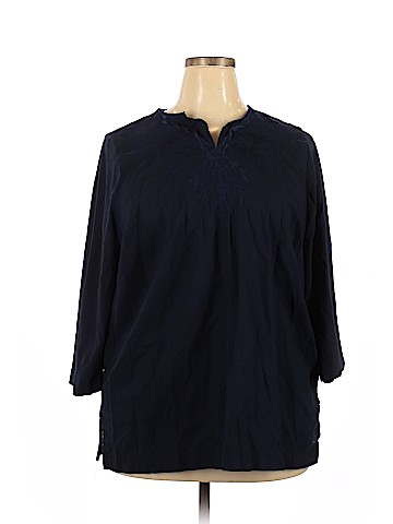 Croft & Barrow 3/4 Sleeve Top (view 1)