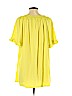 Terra & Sky 100% Rayon Yellow Short Sleeve Blouse Size 1X - photo 2