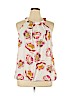 Ann Taylor LOFT Outlet Pink Sleeveless Blouse Size XL - photo 1